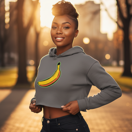 Seize the Banana Crop Hoodie