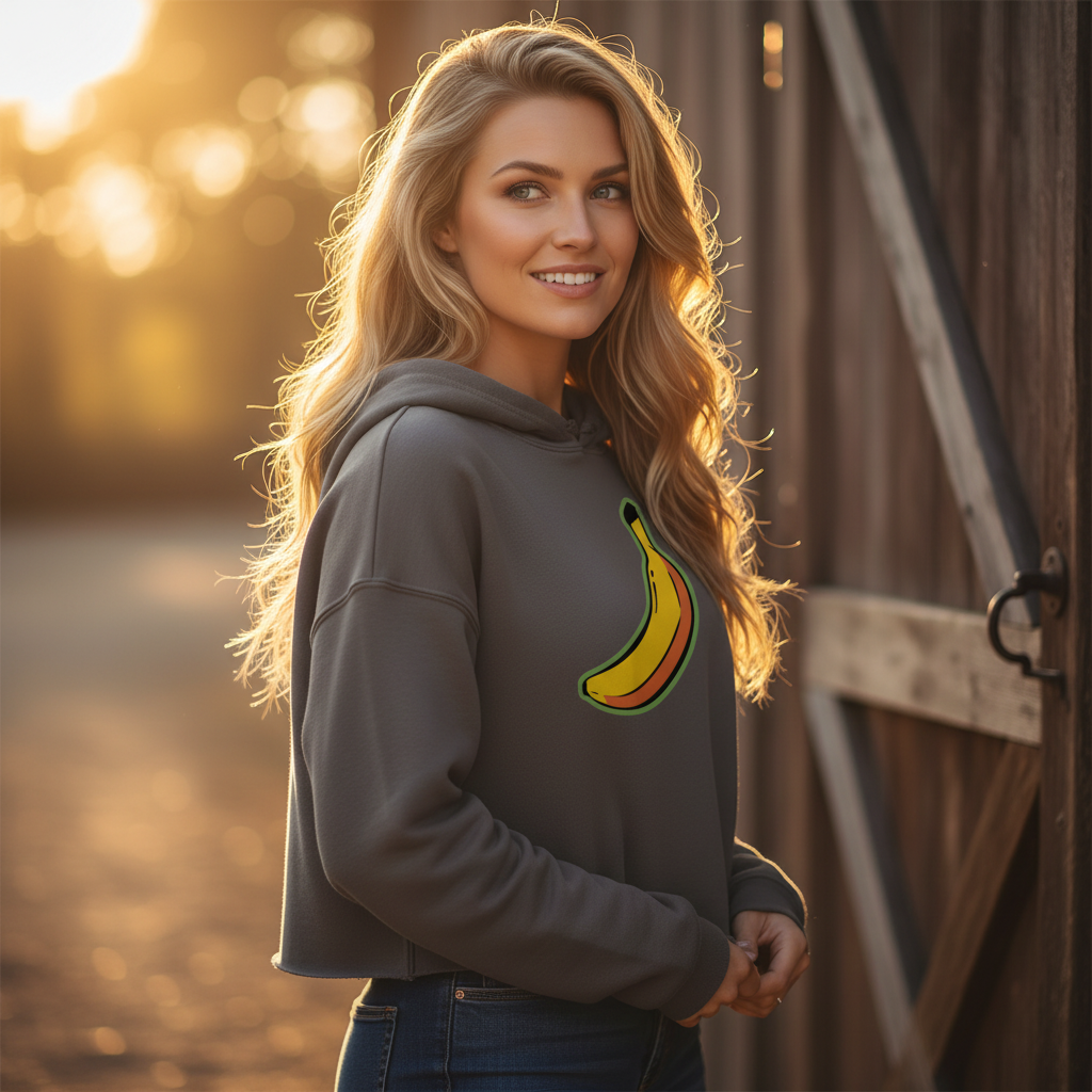 Seize the Banana Crop Hoodie