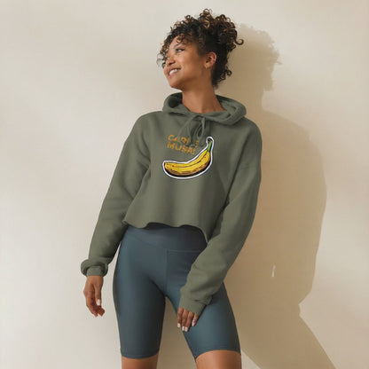 Carpe Musa Banana Crop Hoodie