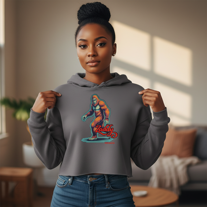 Sasquatch Zaddy Crop Hoodie
